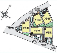 【新築一戸建】伊勢原市東大竹 全5棟-3号棟-3LDK+2WIC+駐車場2台！駅徒歩14分！