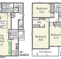 １号棟間取り(間取)