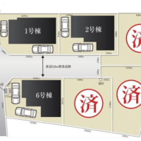 【新築一戸建】厚木市愛甲東3丁目-全6棟-6号棟◆◇敷地約34坪 3LDK+WIC+SIC◇カースペース2台! 【新築一戸建】厚木市愛甲東3丁目-全6棟-6号棟◆◇敷地約34坪 3LDK+WIC+SIC◇カースペース2台!